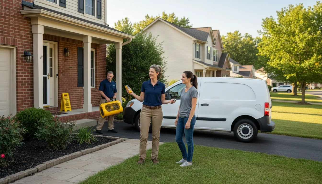 Water restoration image for Water Damage & Restoration Services in Robins, IA